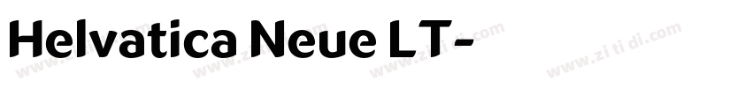 Helvatica Neue LT字体转换